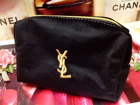 ysl beaute cosmetic bag|YSL cosmetic bag.